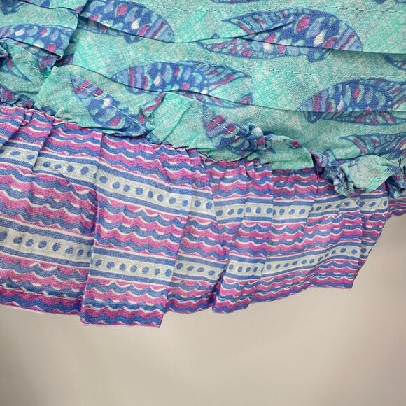 VINEYARD VINES NWT Tang Fish Smocked Skirt in Crystal Blue // XL - Picture 9 of 11